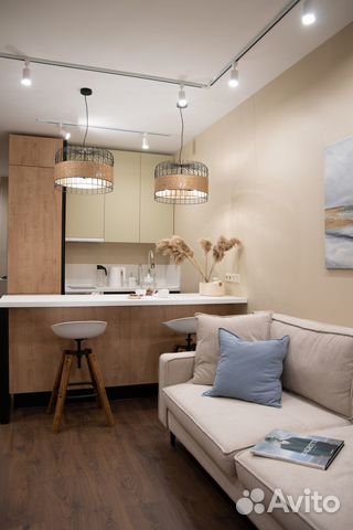 

Квартира-студия, 30 м², 2 кровати