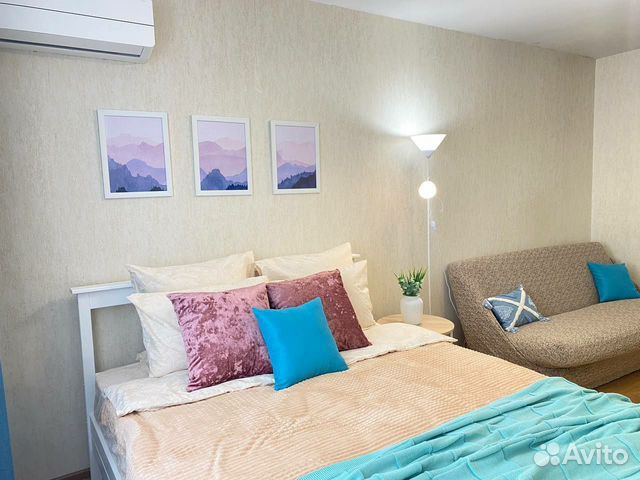 

1-к. квартира, 37 м², 2 кровати