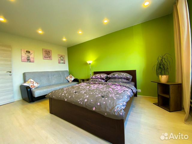 

1-к. квартира, 45 м², 3 кровати