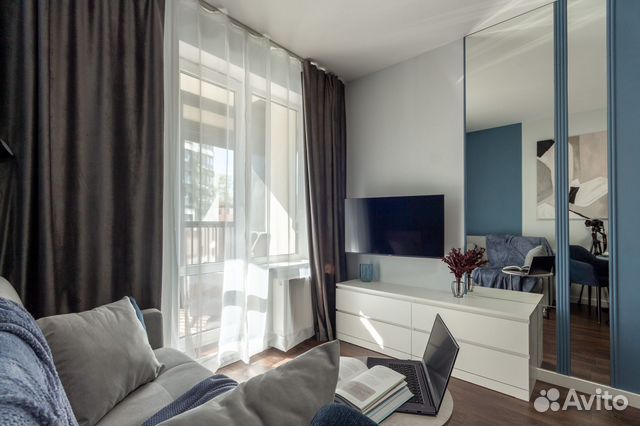 

1-к. квартира, 34 м², 2 кровати