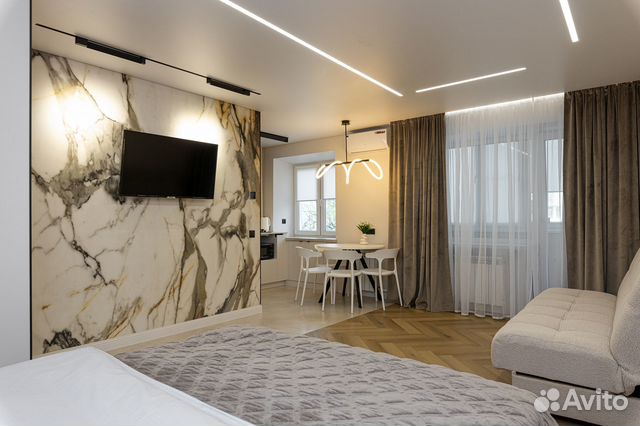 

Квартира-студия, 40 м², 2 кровати