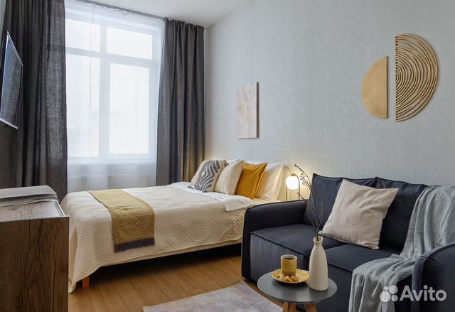 

1-к. квартира, 36 м², 2 кровати