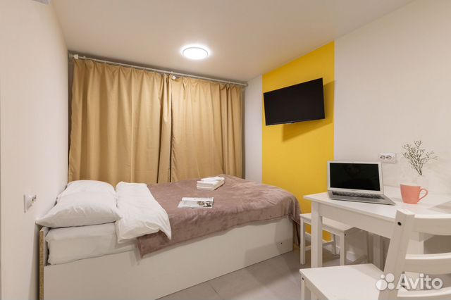

Квартира-студия, 10 м², 1 кровать