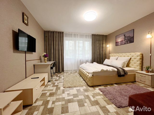 

1-к. квартира, 42 м², 2 кровати