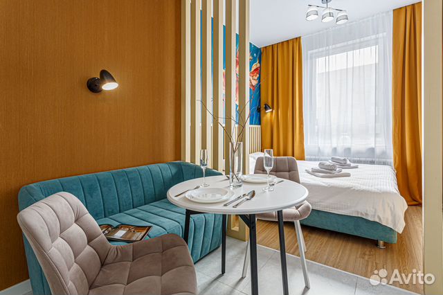 

Квартира-студия, 20 м², 2 кровати