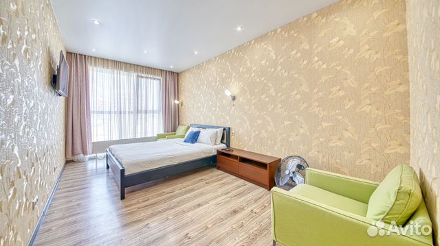 

1-к. квартира, 54 м², 2 кровати