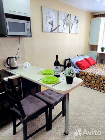 

Квартира-студия, 35 м², 2 кровати