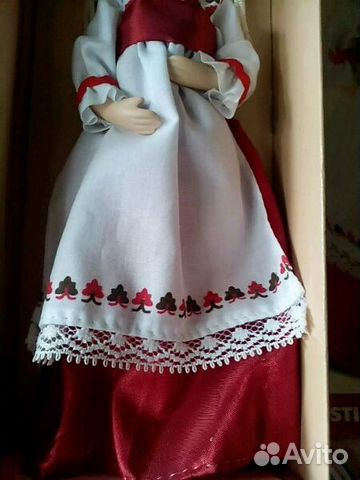 Кукла в повседневном костюме Пермской губернии