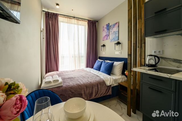 

Квартира-студия, 17 м², 1 кровать