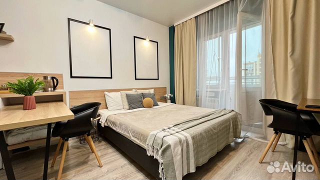 

Квартира-студия, 30 м², 1 кровать