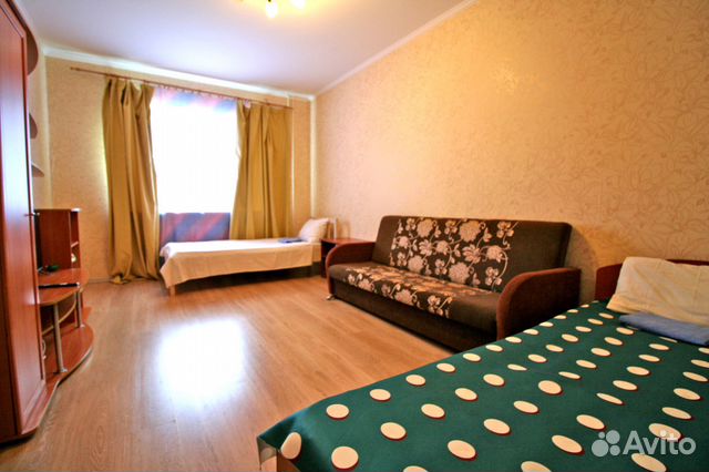 

1-к. квартира, 38 м², 3 кровати