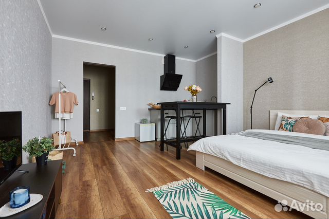 

Квартира-студия, 32 м², 1 кровать