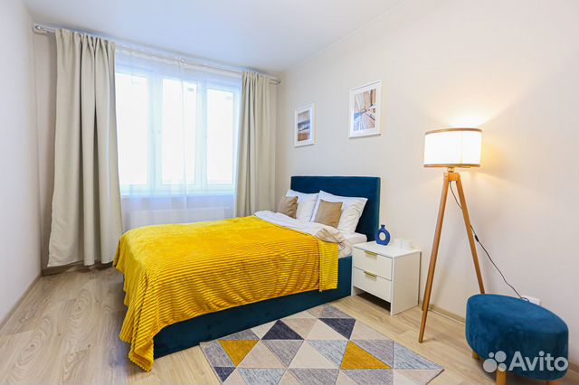 

1-к. квартира, 38,2 м², 2 кровати
