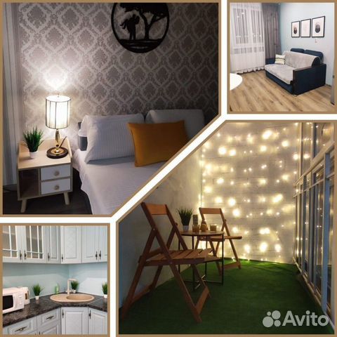 

1-к. квартира, 38 м², 2 кровати