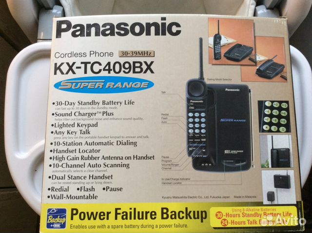 Радиотелефон Panasonic kx-tx409bx