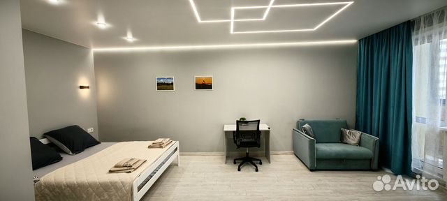 

1-к. квартира, 44 м², 2 кровати