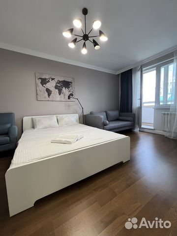 

1-к. квартира, 32 м², 2 кровати