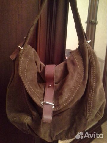 Женская сумка (натуральная замша)