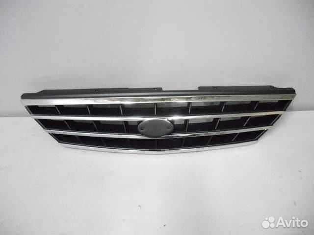 Решетка KIA spectra 01- 4D черная с хромом
