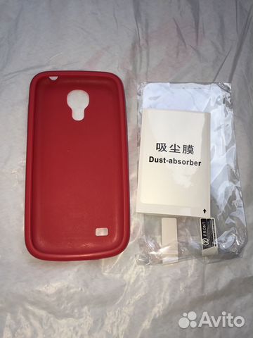 Чехол на SAMSUNG Galaxy S4 mini красный