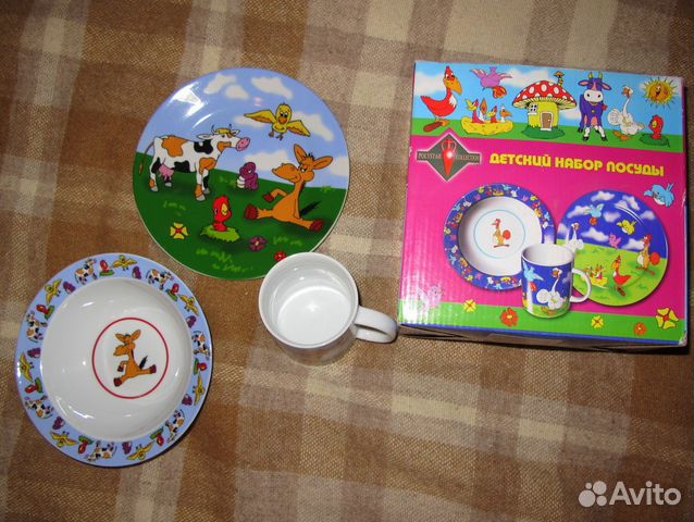 Набор детской посуды Набор детской посуды