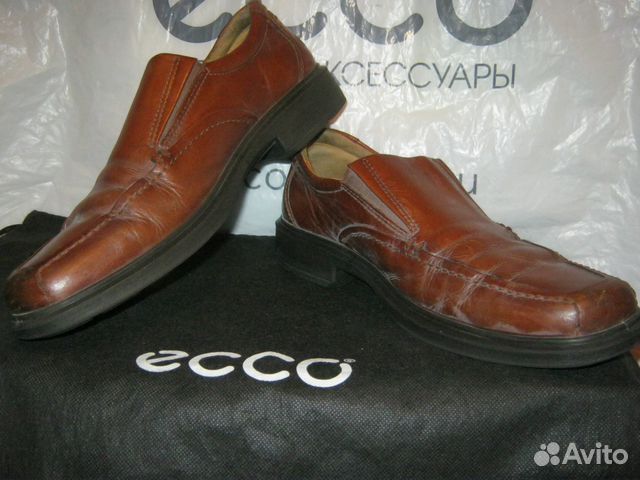 Ecco полуботинки - туфли 42 разме