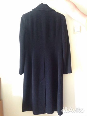 Пальто женское кашемировое,черное размер 44-46
