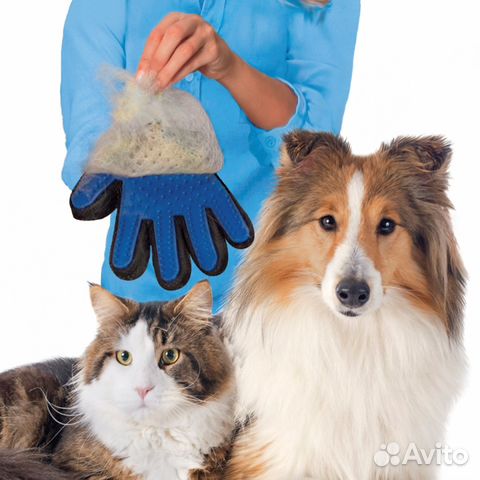 Pet Brush Glove - перчатка для снятия шерсти купить на Зозу.ру - фотография № 3