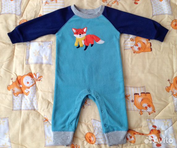 Новый флисовый комбинезон Carters Новый флисовый комбинезон Carters