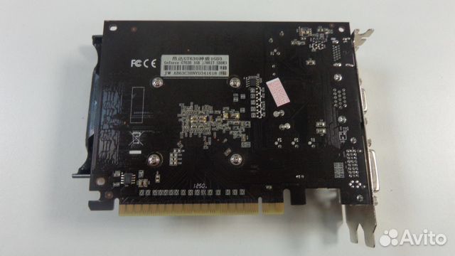 Вк PCI-E GF GT 630 1024Mb NVidia 128bit DDR3 VGA