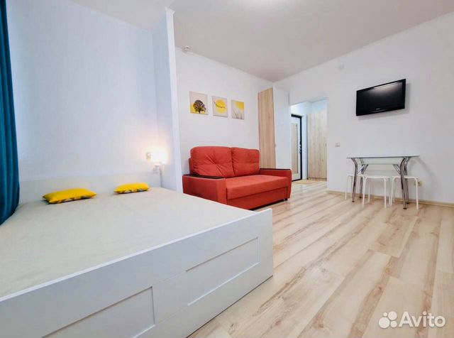 

Квартира-студия, 27,1 м², 2 кровати