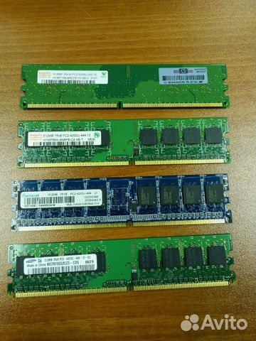 Память оперативная DDR2 512 мв