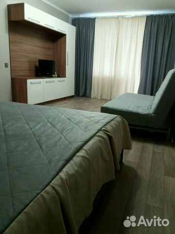 

1-к. квартира, 44 м², 2 кровати