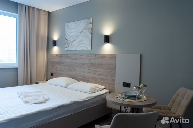 

Квартира-студия в апарт-отеле, 21 м², 2 кровати