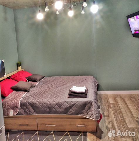 

Квартира-студия, 32 м², 2 кровати