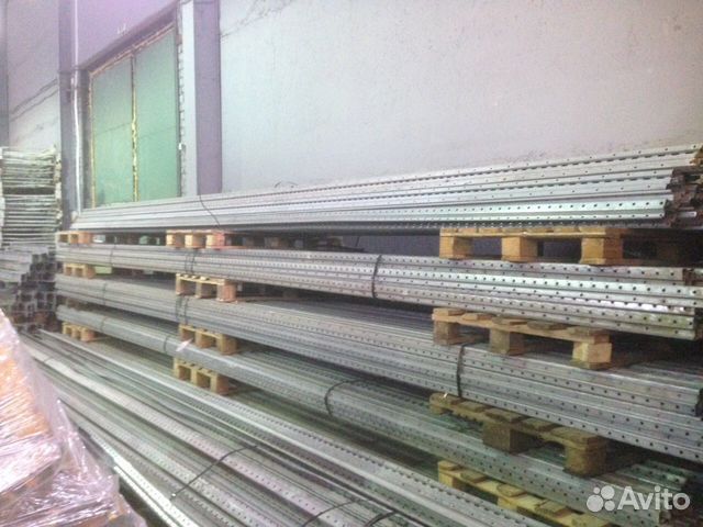 Стеллажи металлические (палетные) б/у Стеллажи металлические (палетные) б/у