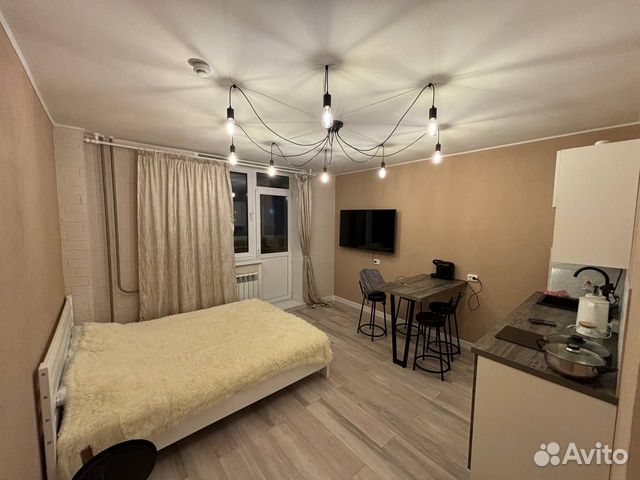 

Квартира-студия, 27 м², 1 кровать