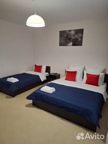

1-к. квартира, 38 м², 4 кровати