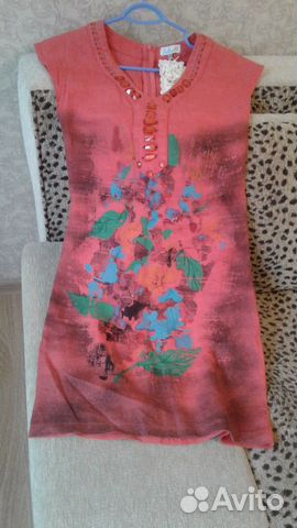 Платье (новое), лен, 42-44 Платье (новое), лен, 42-44