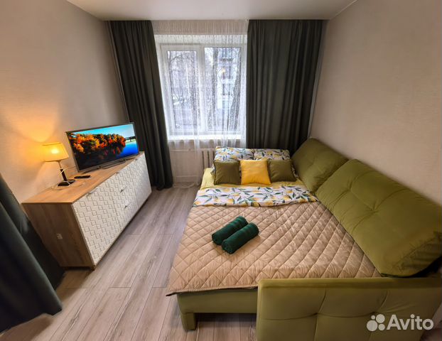 

1-к. квартира, 32 м², 2 кровати