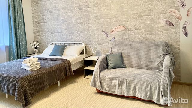 

1-к. квартира, 40 м², 2 кровати