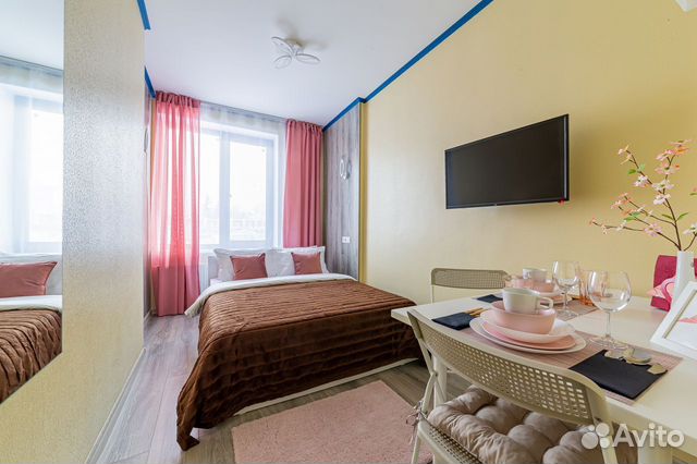 

Квартира-студия, 17 м², 1 кровать