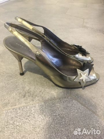 Серебристые туфли Marc by Marc Jacobs орининал