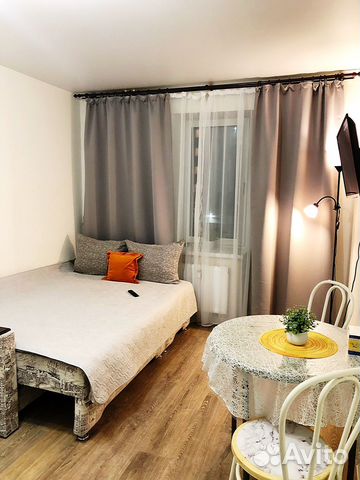 

Квартира-студия, 24 м², 2 кровати