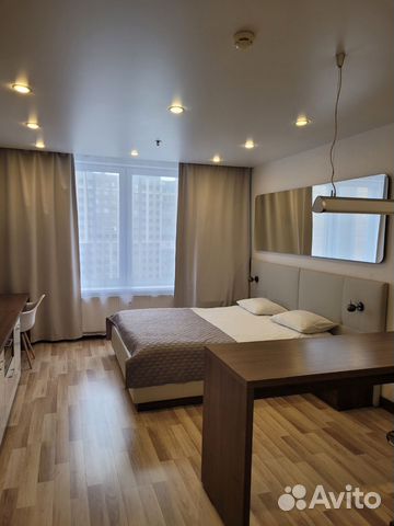 

Квартира-студия, 28 м², 1 кровать