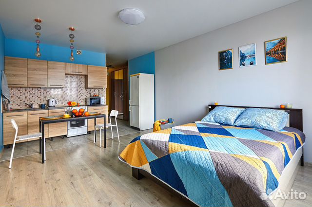 

Квартира-студия, 34 м², 2 кровати