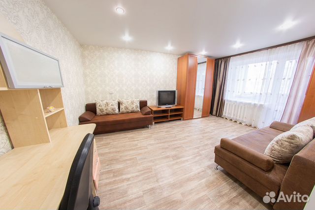 

1-к. квартира, 38 м², 2 кровати
