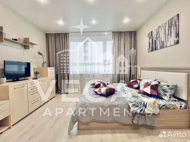 

Квартира-студия, 30 м², 3 кровати