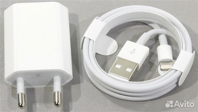 Оригинальный кабель Apple Lightning USB и Adapter