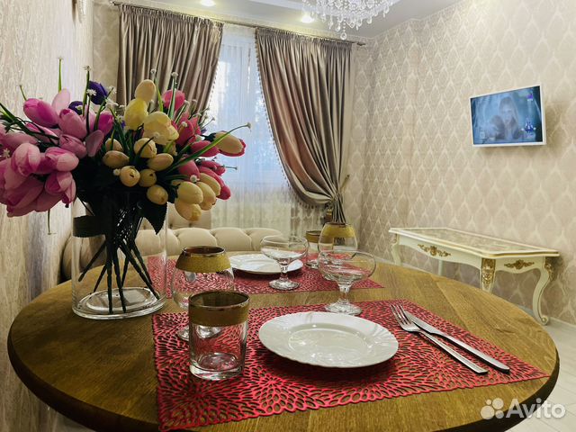 

1-к. квартира, 40 м², 2 кровати